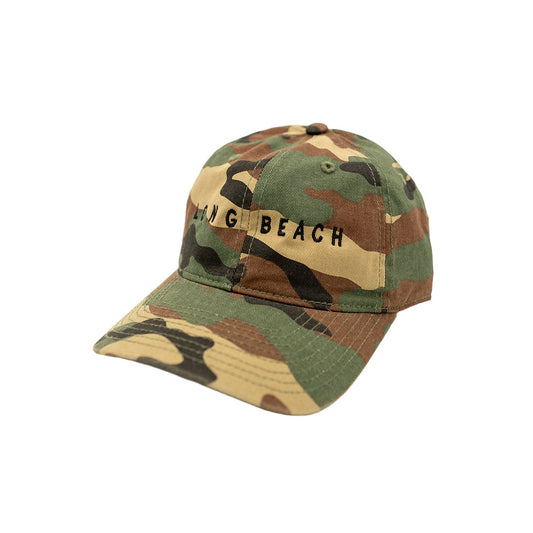 Long Beach Camo Unstructured Dad Hat