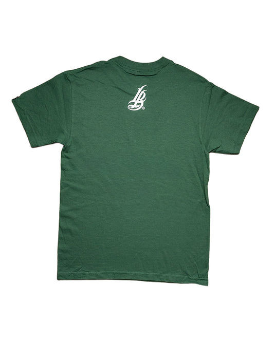 Long Beach Clothing Co. Logo Men's Forest Green T-Shirt