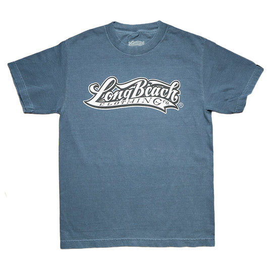 Long Beach Clothing Co. Logo Men's Vintage Navy T-Shirt