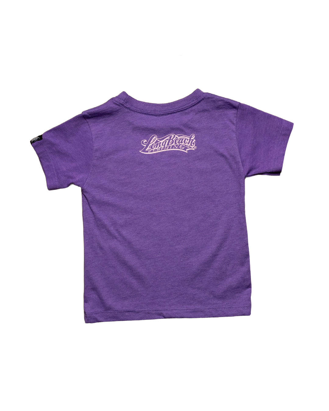 Long Beach Girly TODDLER Heather Purple T-Shirt