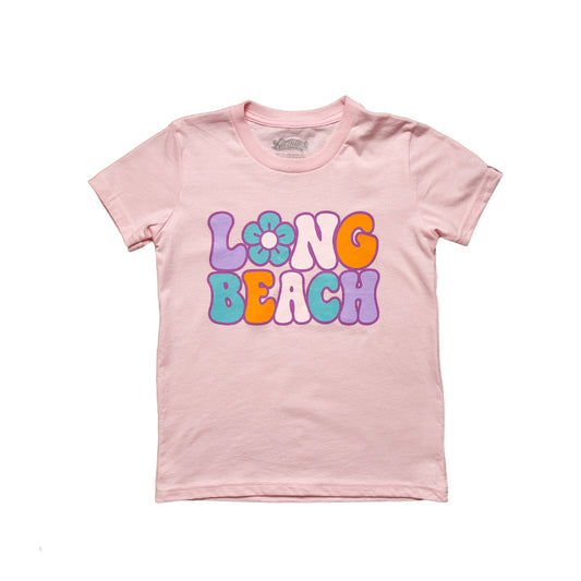 Long Beach Girly YOUTH Pink T-Shirt