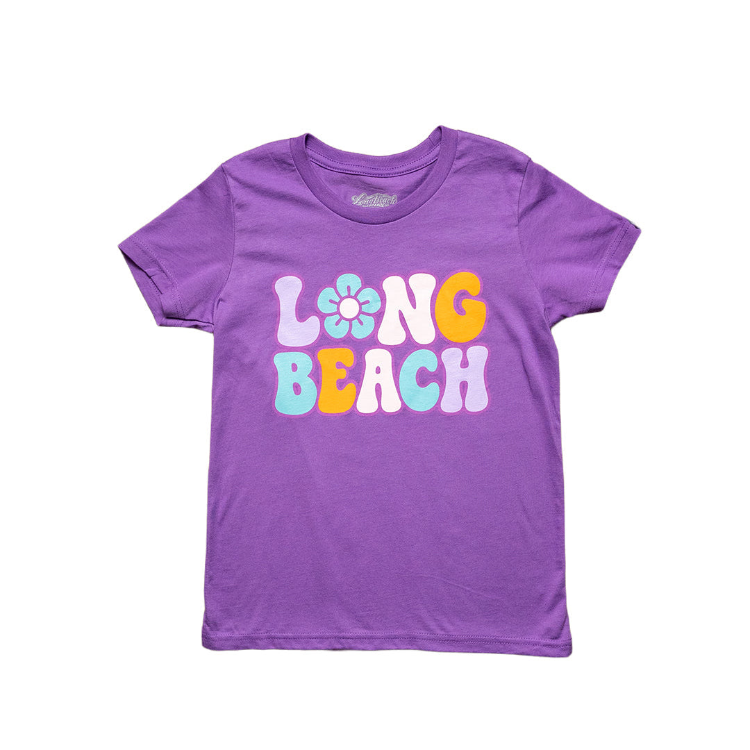 Long Beach Girly YOUTH Royal Purple T-Shirt