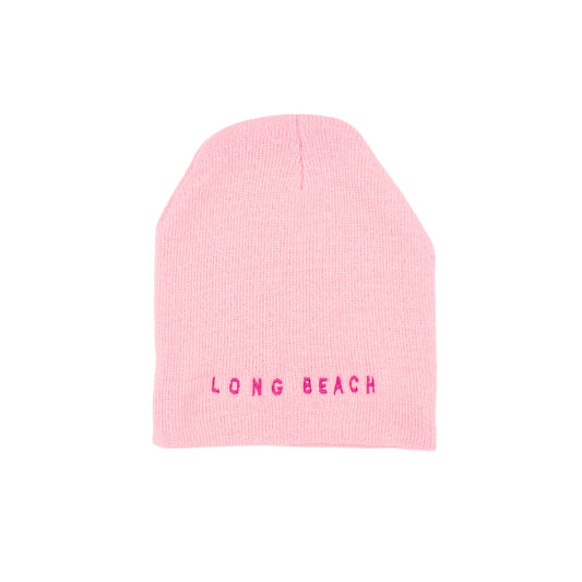 Long Beach Light Pink Beanie