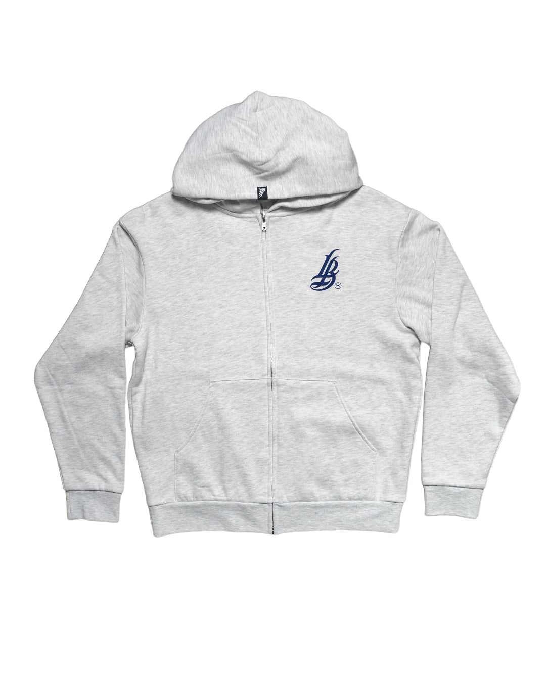 Long Beach Mermaid Women's Heather Grey Zip-Up Hoodie
