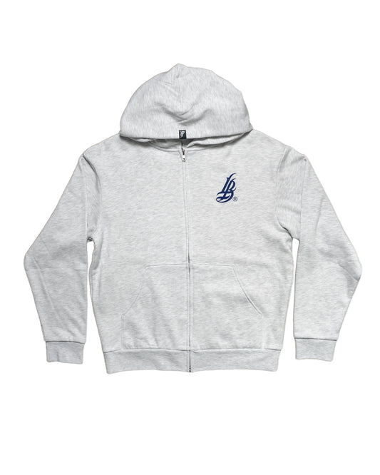 Long Beach Mermaid Women's Heather Grey Zip-Up Hoodie