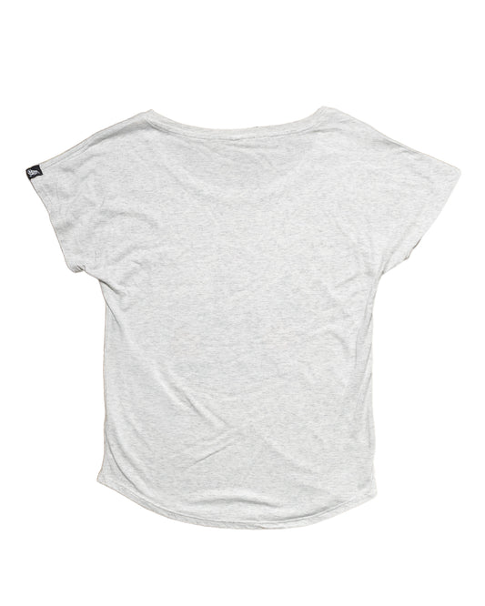 Long Beach Mermaid Women's Heather White Triblend T-Shirt