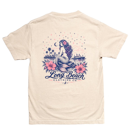Long Beach Mermaid Women's Vintage Bone T-Shirt