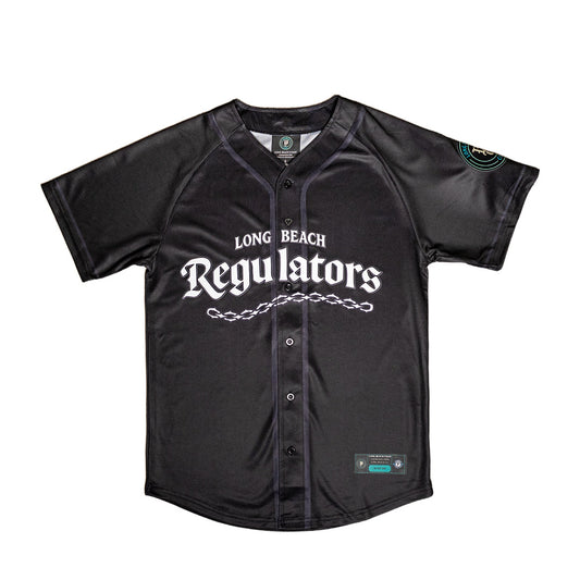 Long Beach Regulators Adult Black Jersey- Long Beach Coast