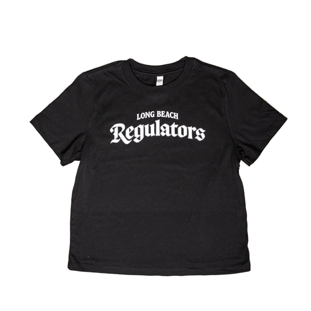 Long Beach Regulators Women's Black Boxy T-Shirt