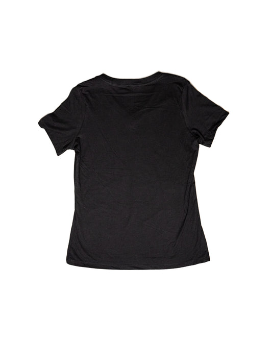 Long Beach Regulators Women's Black V-Neck T-Shirt