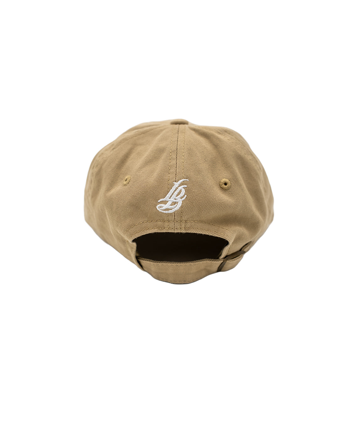 Long Beach Sand w/White Unstructured Dad Hat