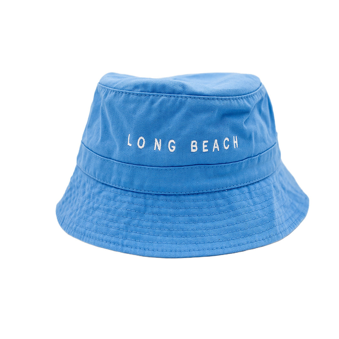 Long Beach Sky Blue Bucket Hat