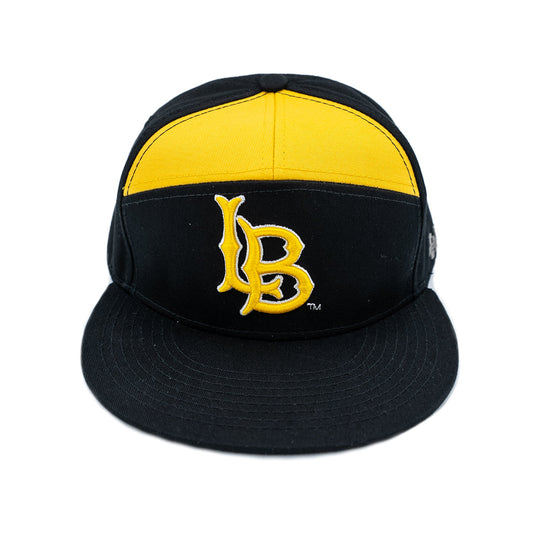 Long Beach State Black & Yellow Snapback- CSULB