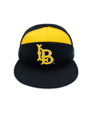 Long Beach State Black & Yellow Snapback- CSULB