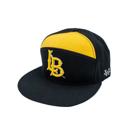 Long Beach State Black & Yellow Snapback- CSULB