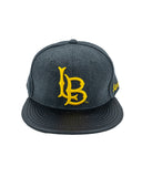 Long Beach State Charcoal Wool Snapback- CSULB