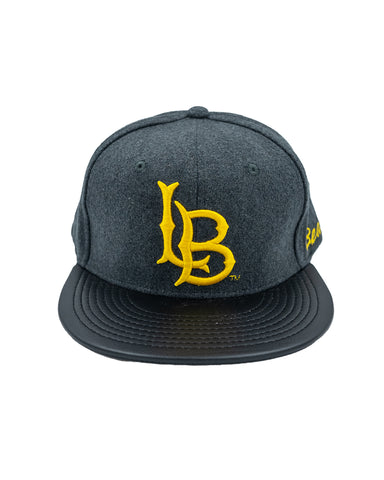 Long Beach State Charcoal Wool Snapback- CSULB