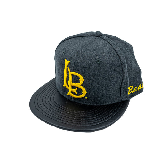 Long Beach State Charcoal Wool Snapback- CSULB