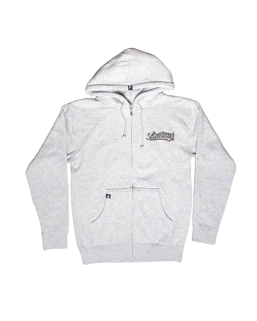 Long Live The Queen Men's Heather Grey Zip-Up Hoodie