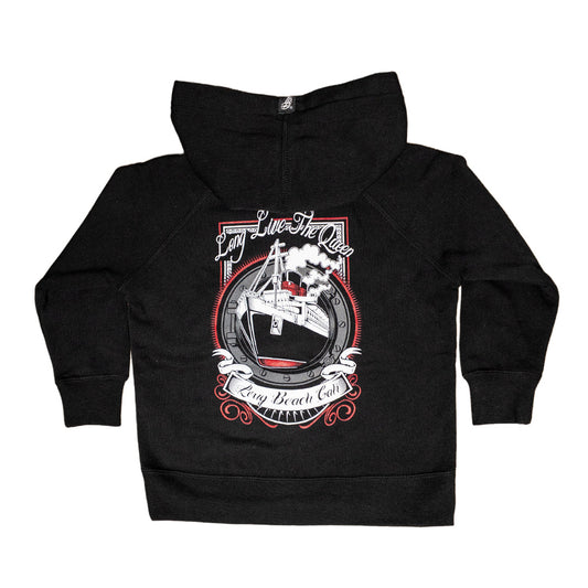 Long Live the Queen TODDLER Black Zip Up Hoodie