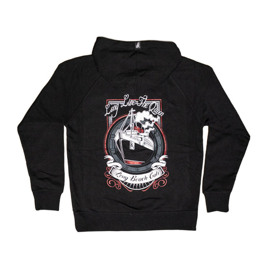 Long Live the Queen YOUTH Black Zip Up Hoodie