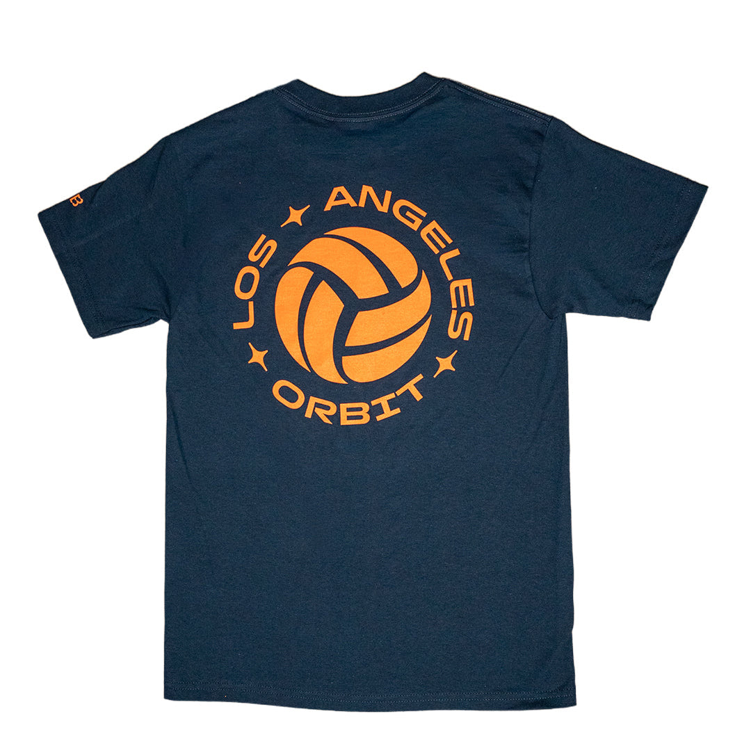 Los Angeles Orbit Adult Navy T-Shirt