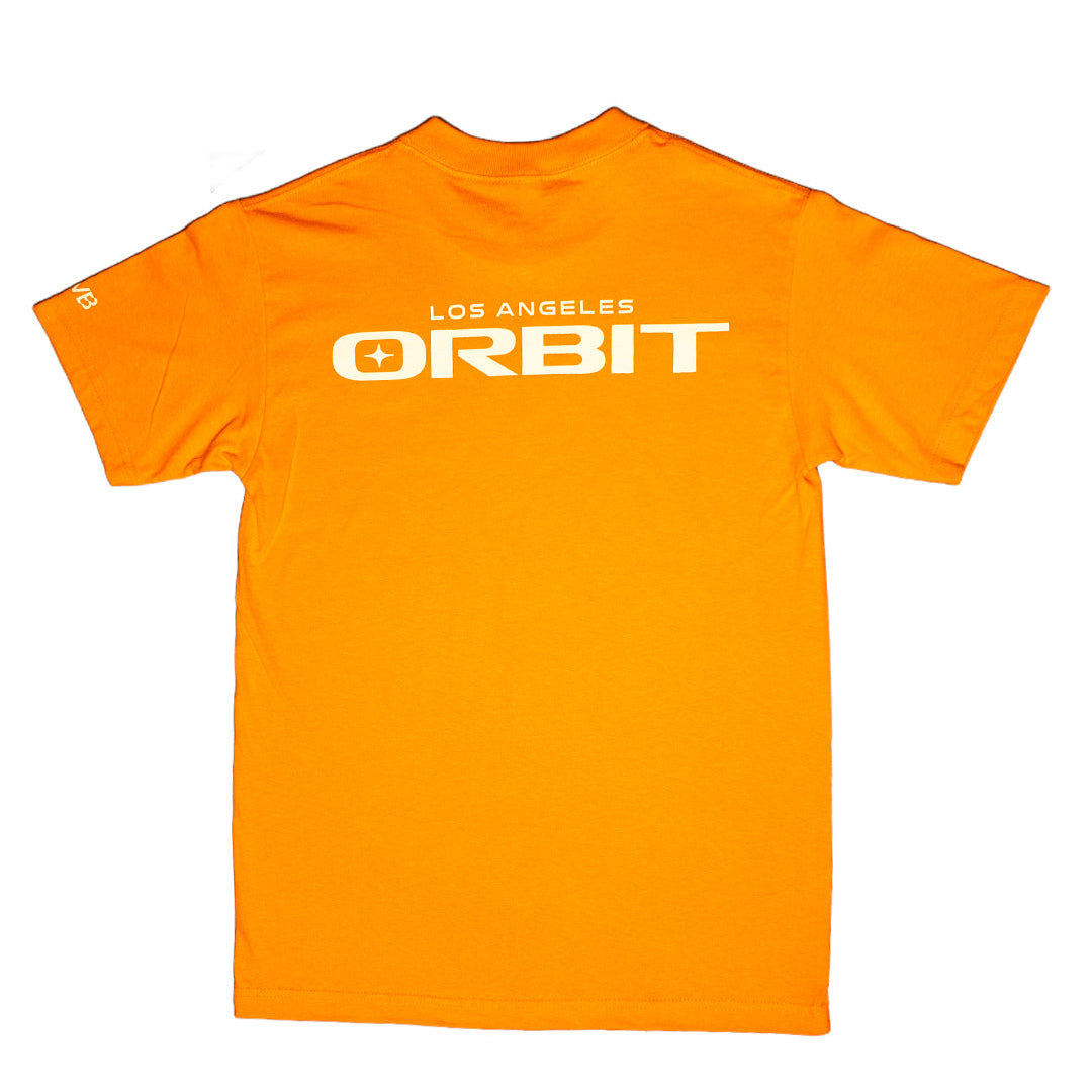 Los Angeles Orbit Adult Orange T-Shirt
