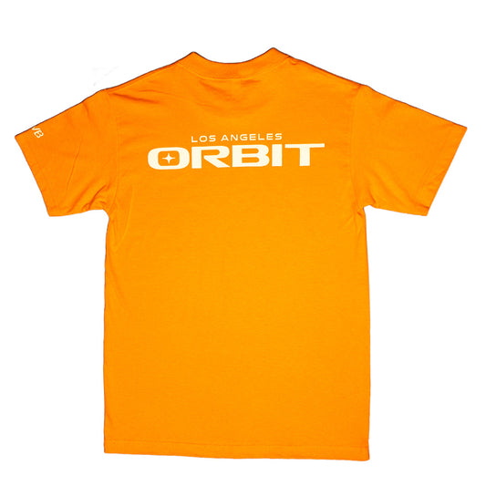 Los Angeles Orbit Adult Orange T-Shirt