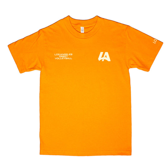 Los Angeles Orbit Adult Orange T-Shirt