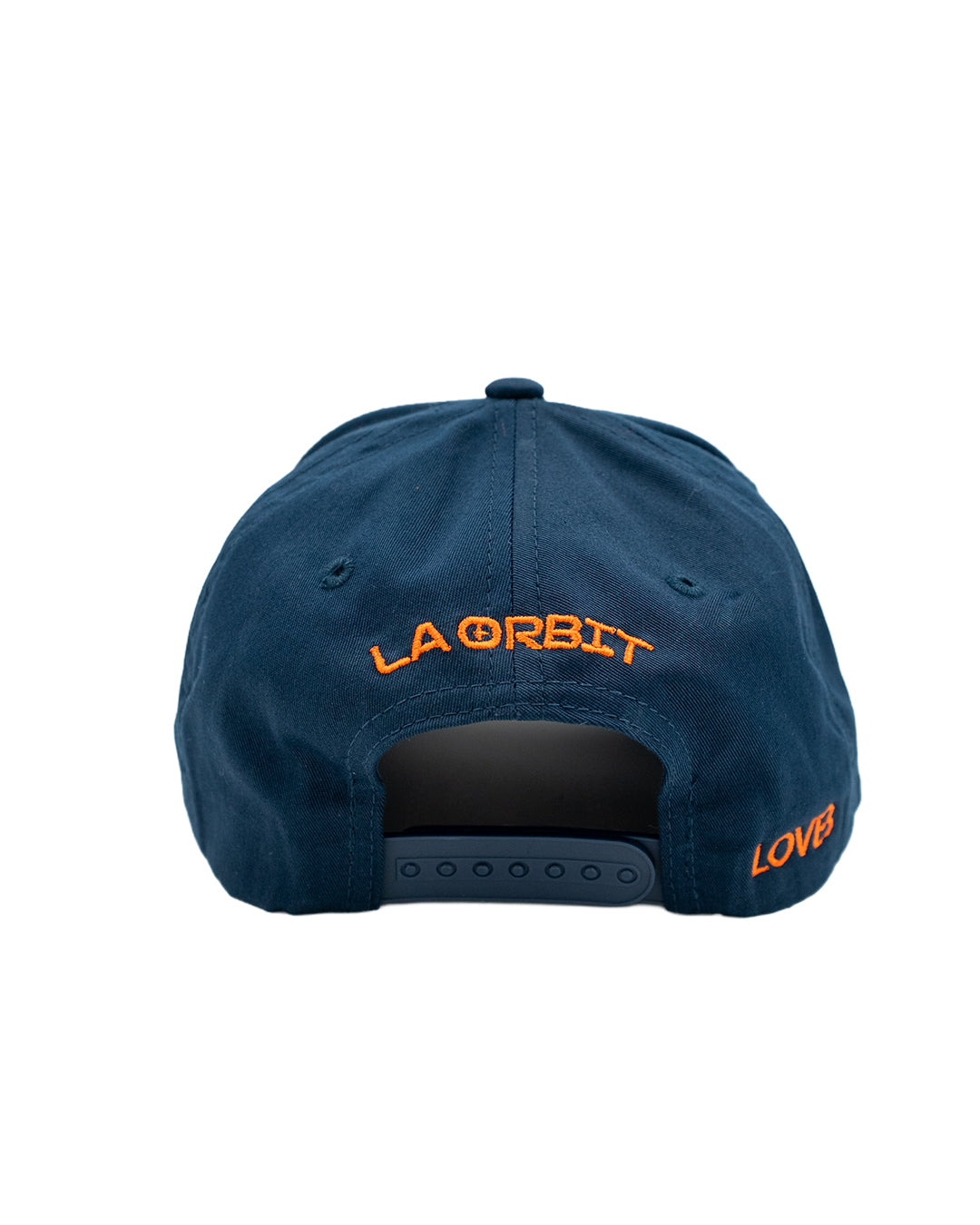 Los Angeles Orbit Navy Curved Bill Snapback Hat