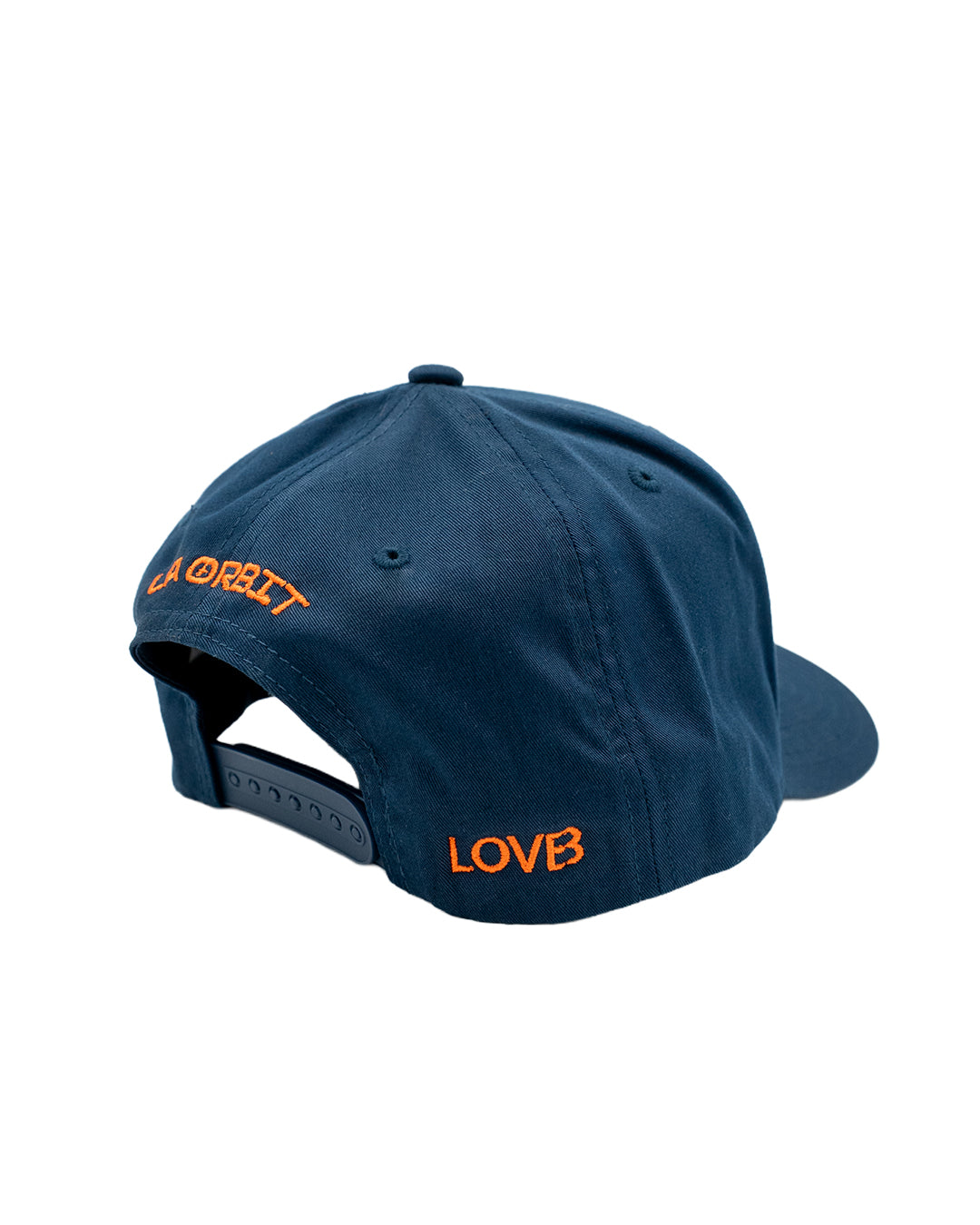 Los Angeles Orbit Navy Curved Bill Snapback Hat