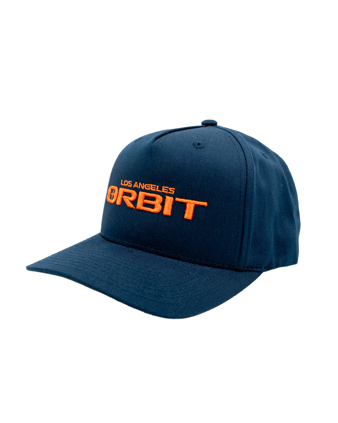 Los Angeles Orbit Navy Curved Bill Snapback Hat