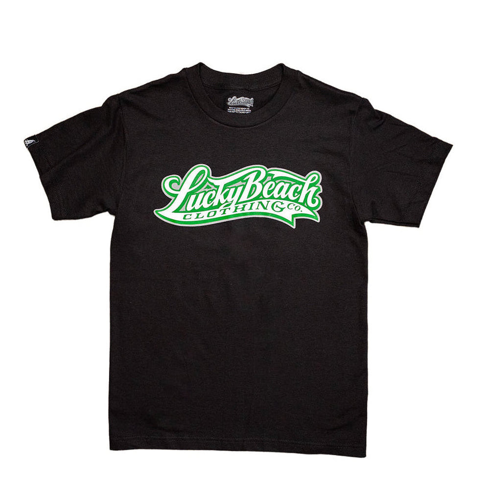 Lucky Beach Men's Black T-Shirt