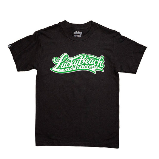 Lucky Beach Men's Black T-Shirt