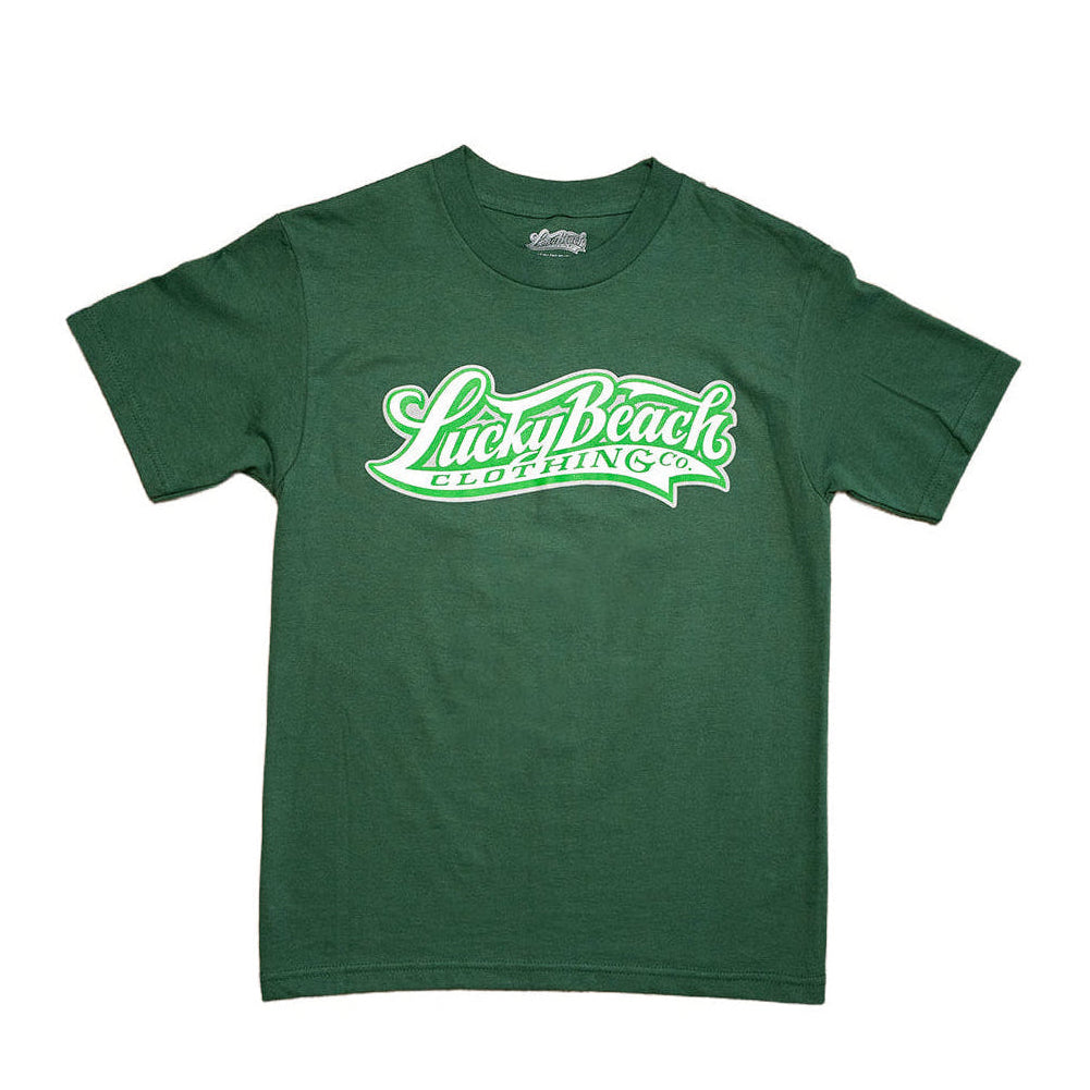 Lucky Beach Men's Forest Green T-Shirt