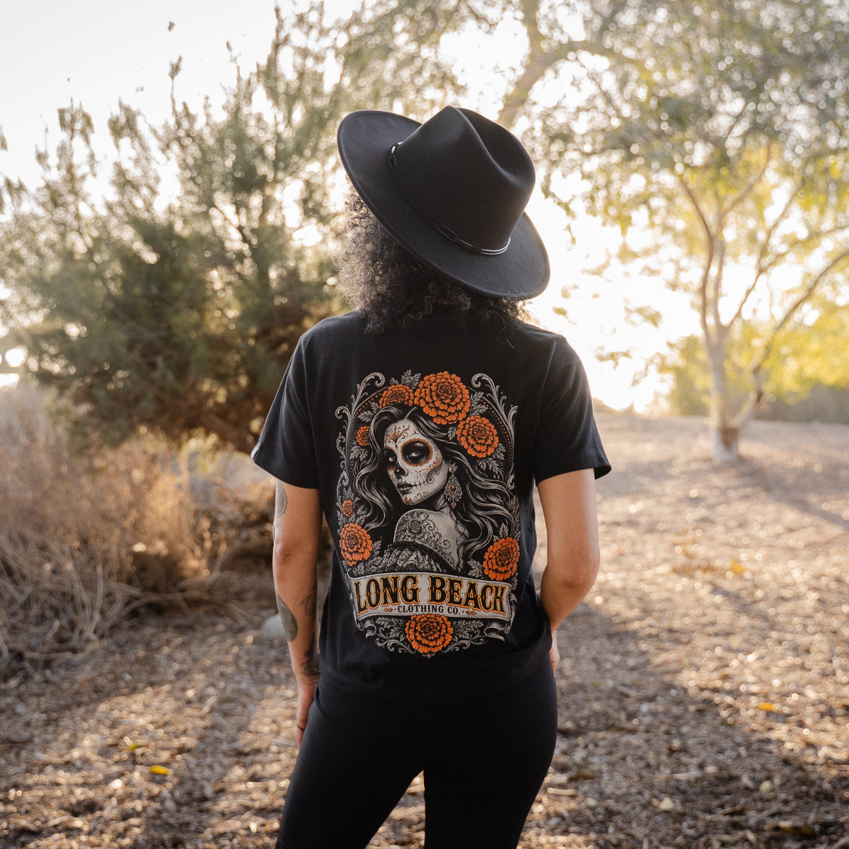 Marigold Catrina Women's Black Boxy T-Shirt