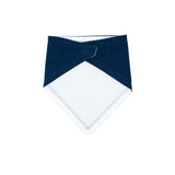 Cursive LB Sunset Navy Bandana Bib