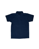 Cursive LB Navy Men's Jersey Polo Shirt