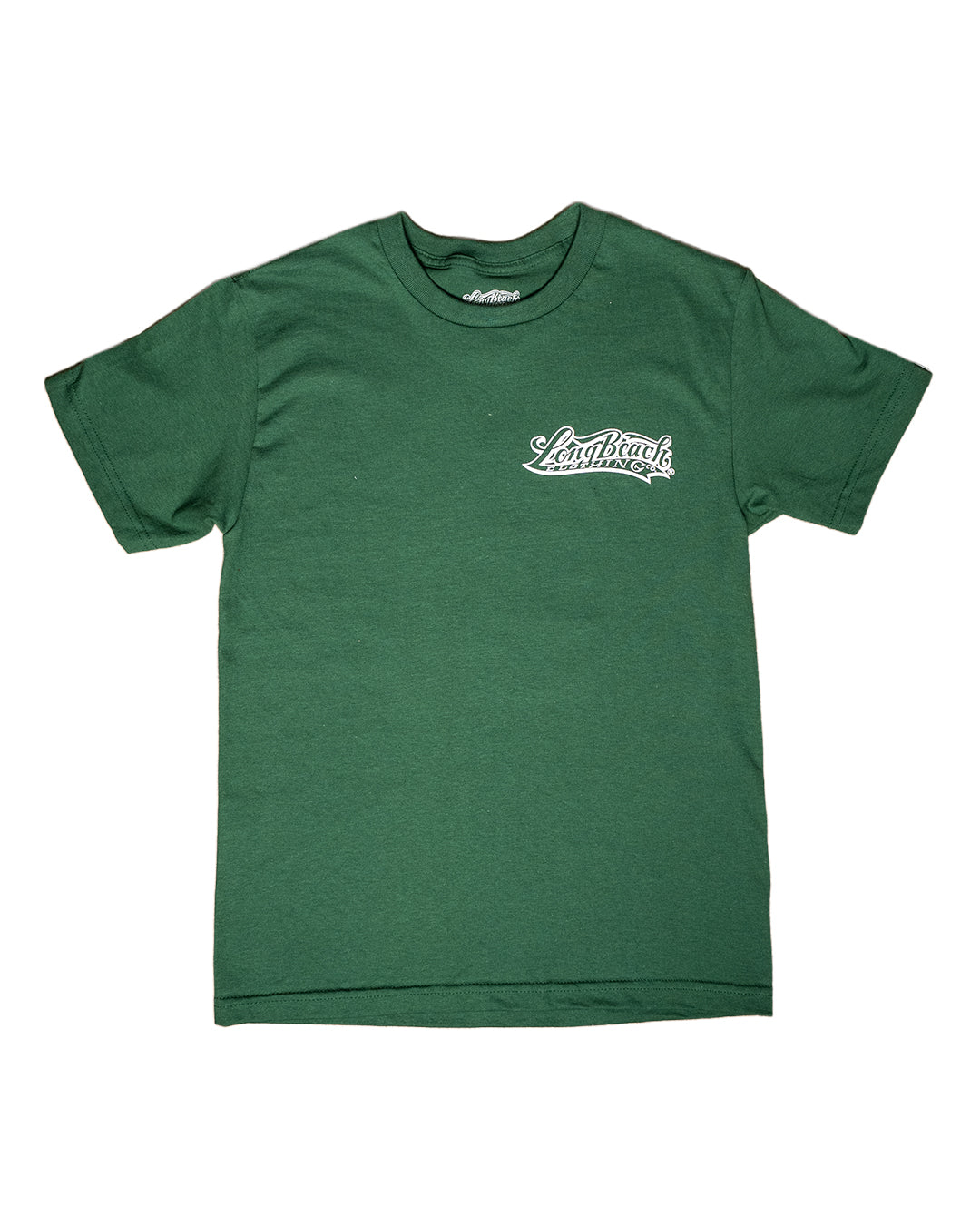 Never Made X LB Clothing Co X f/8 Studios- Santa Tree Men's Green T-Shirt