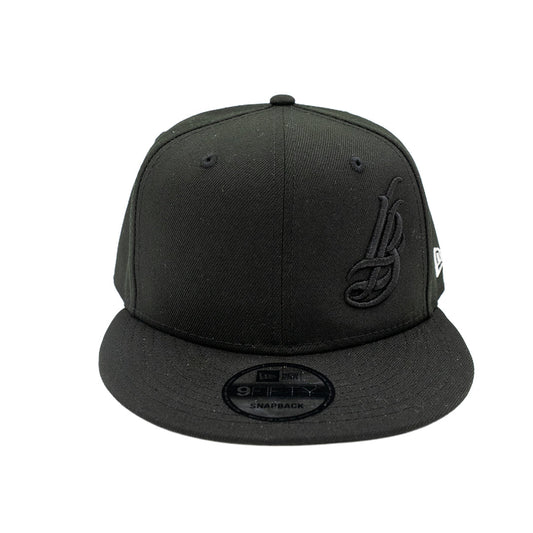 New Era 9FIFTY Cursive LB All Black Snapback