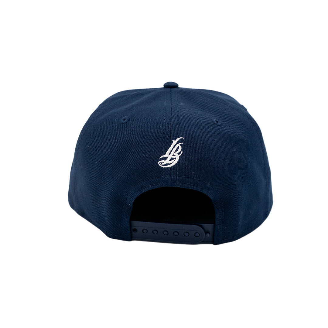 New Era 9FIFTY Cursive LB Navy Snapback