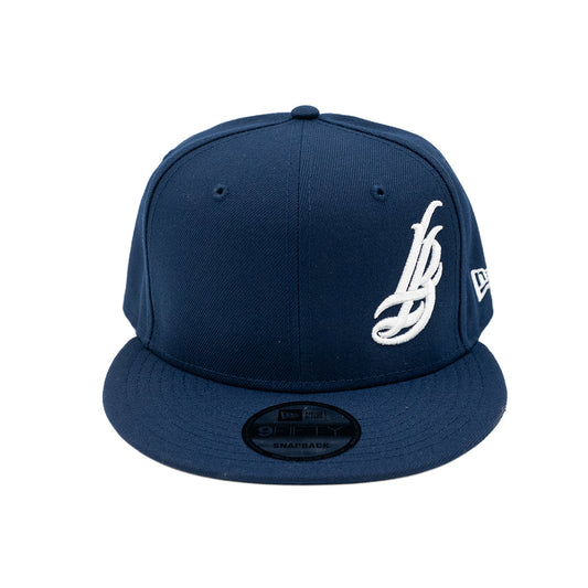 New Era 9FIFTY Cursive LB Navy Snapback