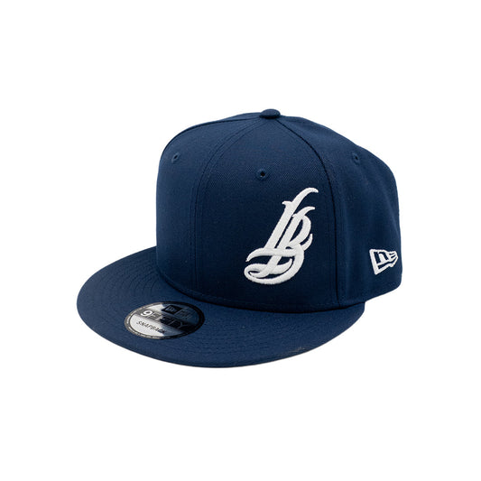 New Era 9FIFTY Cursive LB Navy Snapback