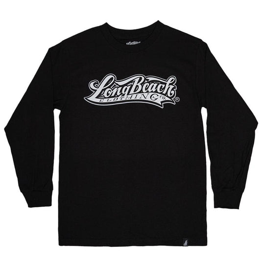 Long Beach Clothing Co. Logo Men's Black Long Sleeve