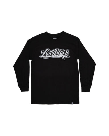 Long Beach Clothing Co. Logo Men's Black Long Sleeve