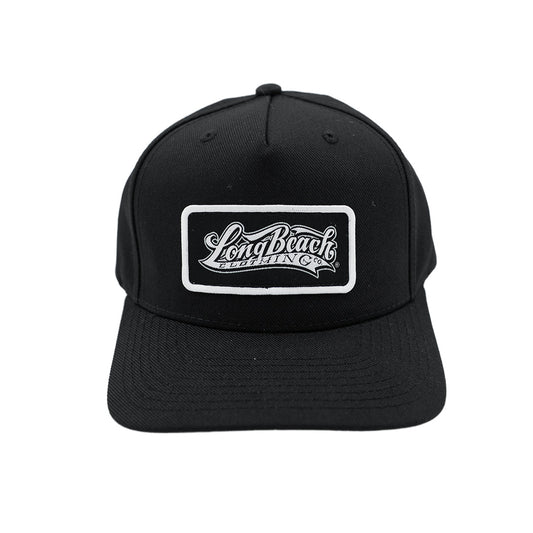 OG Logo Patch Black Snapback (Curved Bill)