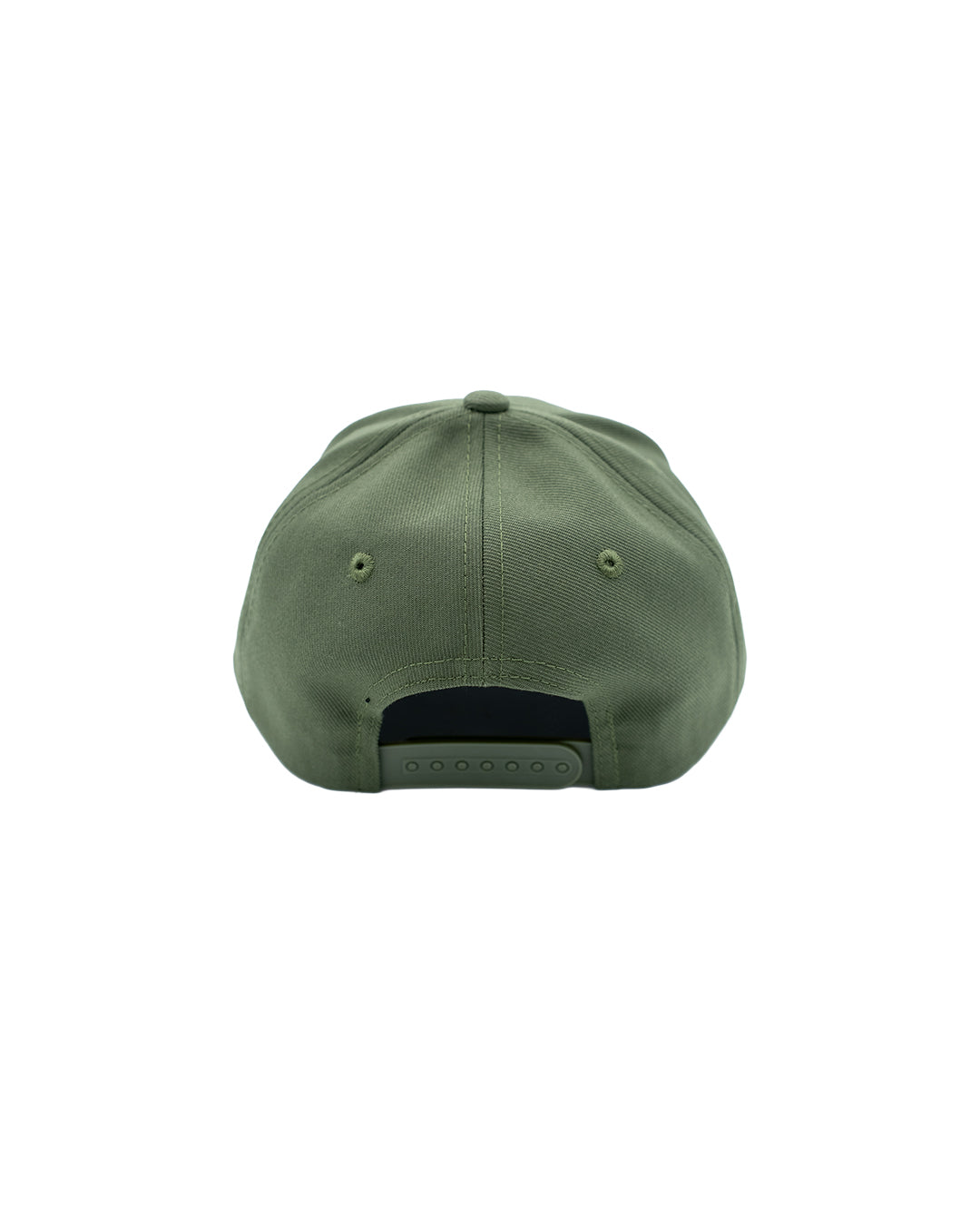 OG Logo Patch Olive Green Snapback (Curved Bill)