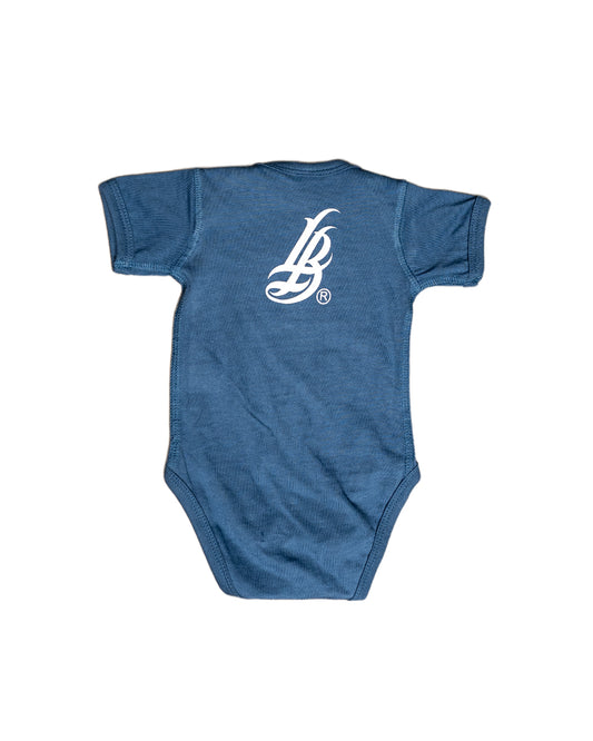 OG Logo Indigo Baby Onesie