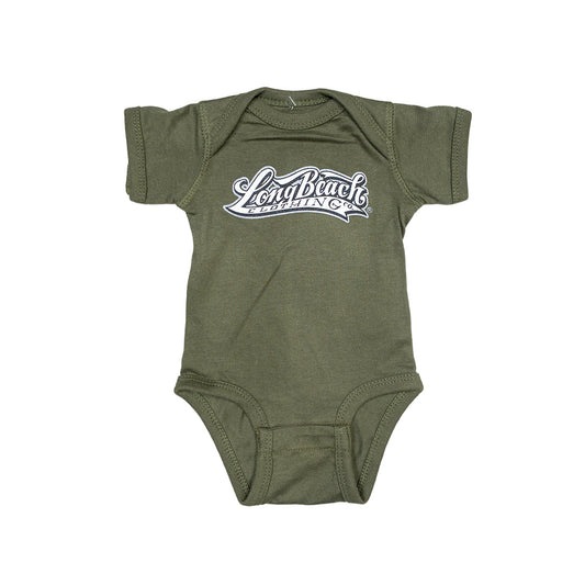 OG Logo Military Green Baby Onesie