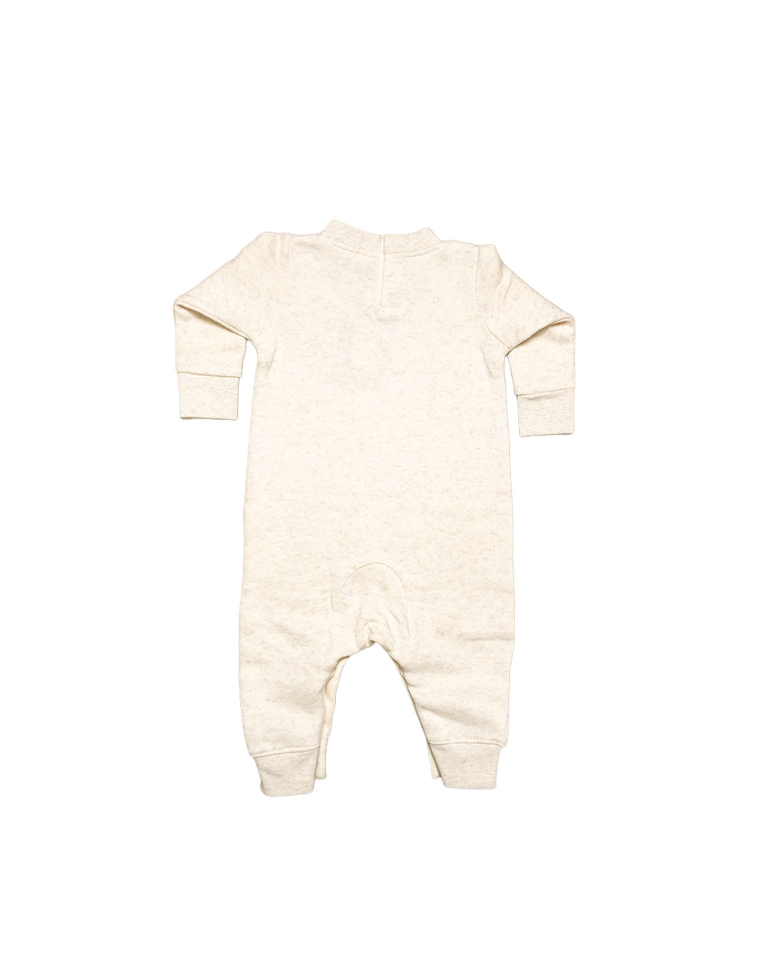 OG Logo Natural Heather Baby Fleece Jumpsuit